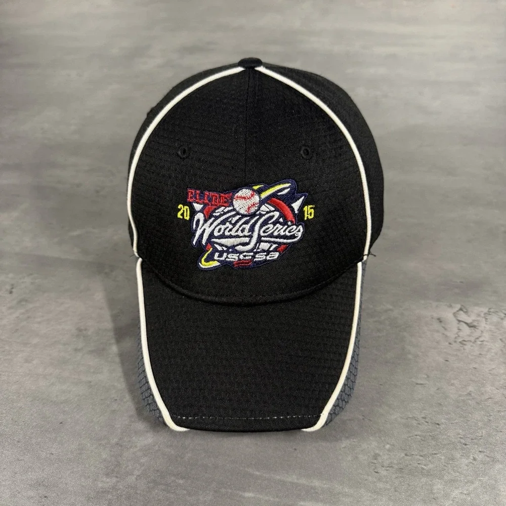 USSSA Softball Hat Black Red Neon Yellow Performance Light Breathable Trucker‎
